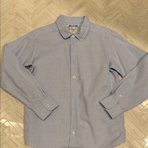 Jacadi Kids Light Blue Button-Up Shirt, size 8